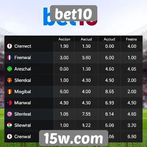 Tendências de apostas esportivas no bet10